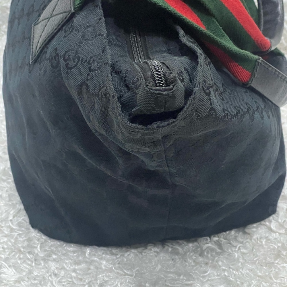 Gucci GG Canvas Web Handle Tote Bag - Picture 4 of 16